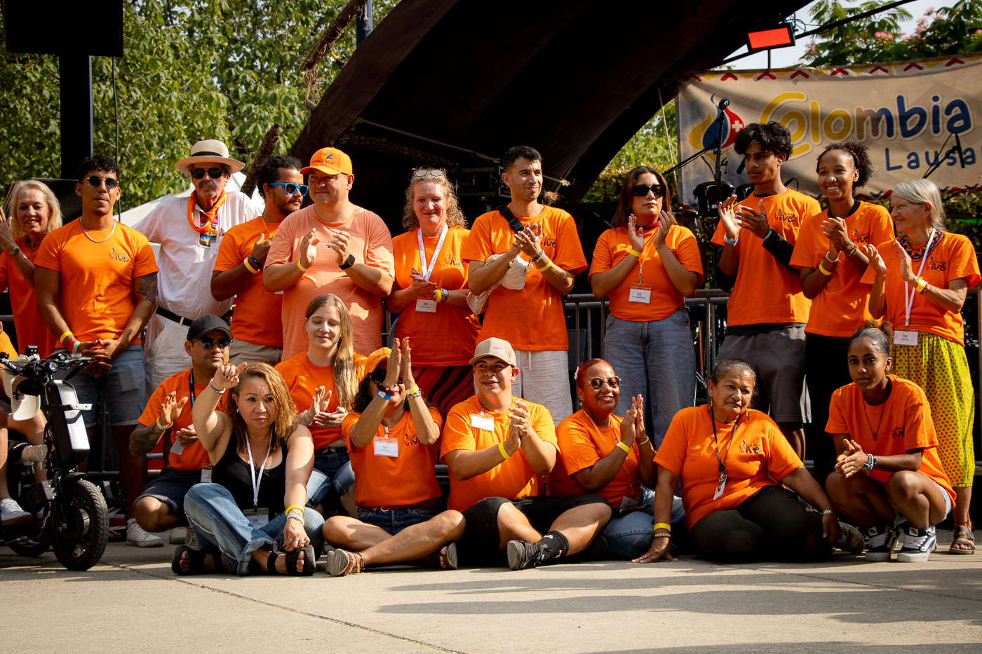 Voluntarios del Colombia Vive Festival
