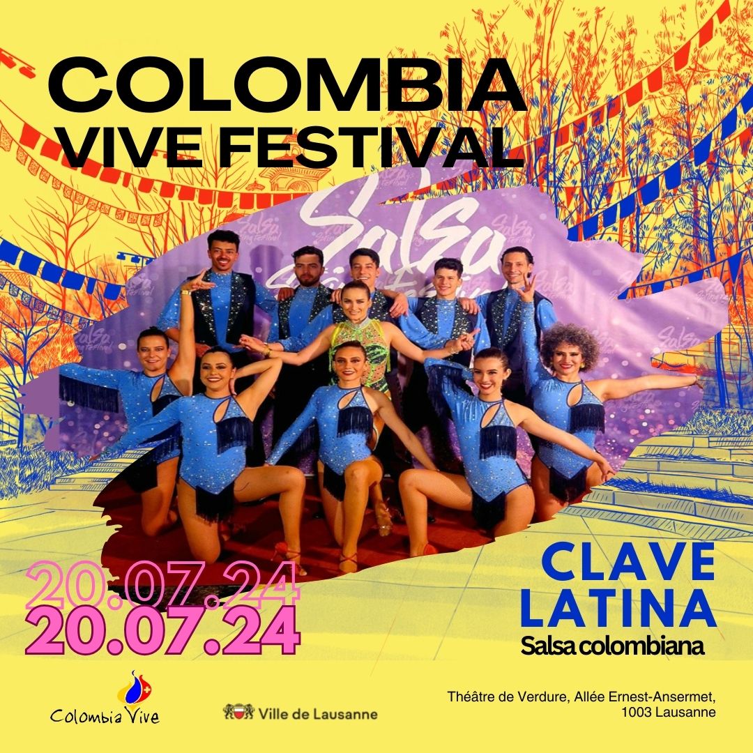 Colombia Vive Festival – Clave Latina – 20.7.2024
